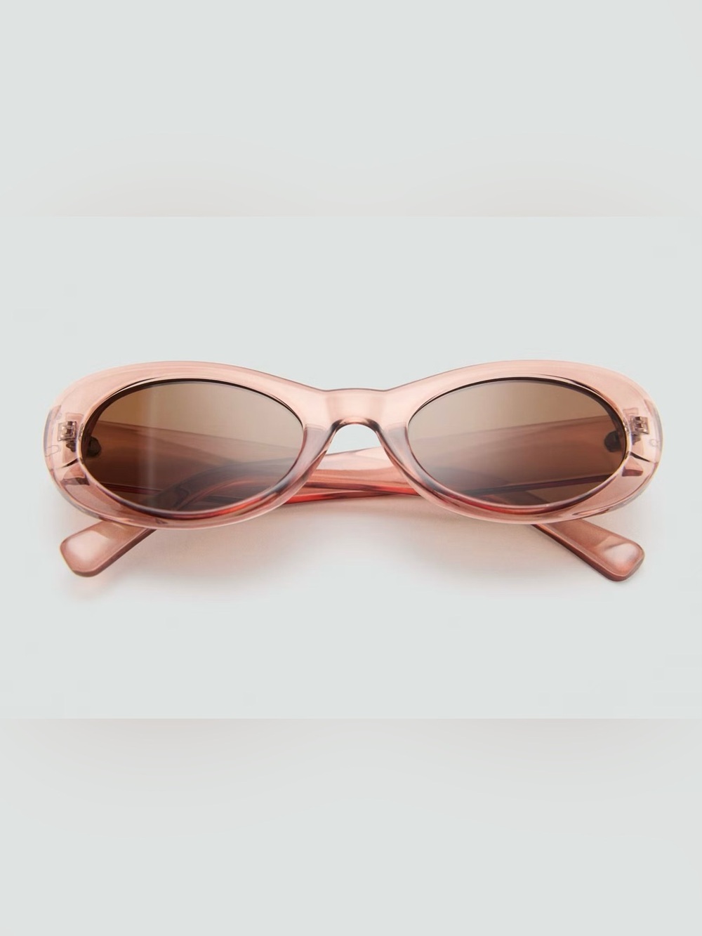 Mango Pink Oval Sunglasses